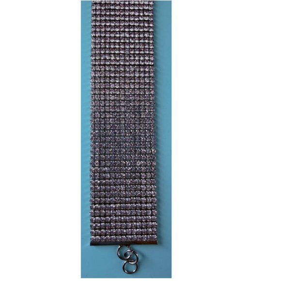 💎 NWOT Express Sparkling Rhinestone Bracelet- 7" 💎 - Picture 9 of 13